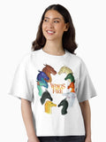 Wings of Fire All Together Boxy T Shirt Boxy T Shirt Streetwear Style Relaxed Style