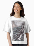 Unicorns in Sea Boxy T Shirt Boxy T Shirt Trending US Modern Aesthetic