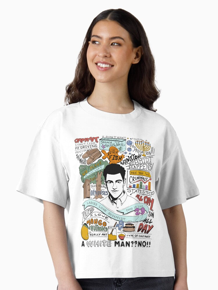Schmidt Best Quotes Colorized Boxy T Shirt Boxy T Shirt Trending US Daily Wear