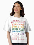 Gay Apparel Boxy T Shirt Boxy T Shirt Premium Print Boxy Fit