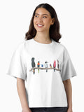 Australian Birds Boxy T Shirt Boxy T Shirt Premium Print Daily Wear