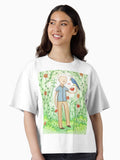 Sir David Attenborough a Parrot Boxy T Shirt Boxy T Shirt Streetwear Style Modern Aesthetic
