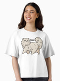 Cat Full of Sass Boxy T Shirt Boxy T Shirt Streetwear Style Relaxed Style