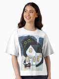 The Yule Cat Boxy T Shirt Boxy T Shirt Premium Print Relaxed Style