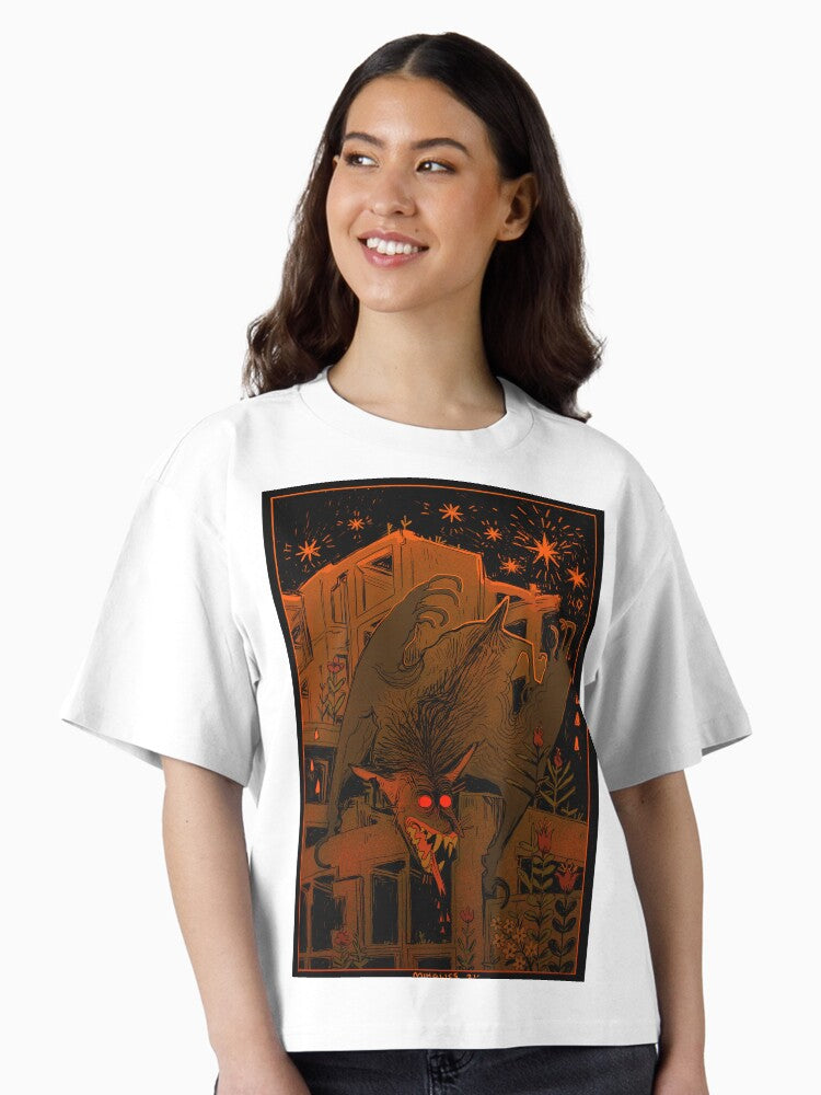 The Derelict Zone Boxy T Shirt Boxy T Shirt Premium Print Modern Aesthetic