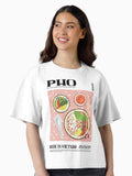 Pho Noodle Wall Art Boxy T Shirt Boxy T Shirt Trending US Gift Ready