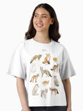Foxes Boxy T Shirt Boxy T Shirt High Search Demand Relaxed Style