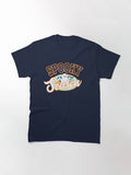 Groovy Ghost Spooky Season Retro Halloween Creep It Real Classic T Shirt