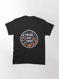 Halloween Trick Or Treat Classic T Shirt Minimal Style 4