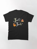 Trick Or Treat Halloween Classic T Shirt Clean Design 2