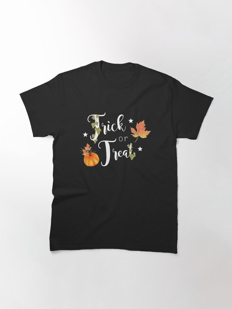 Trick Or Treat Halloween Classic T Shirt Clean Design 2