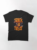 Trick Or Treat Halloween Classic T Shirt Clean Design 4