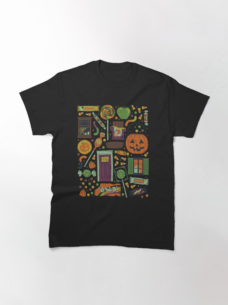 Trick Or Treat Classic T Shirt Premium Print 7