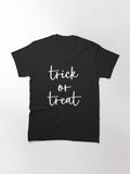 Trick Or Treat Halloween Mommy Classic T Shirt Minimal Style