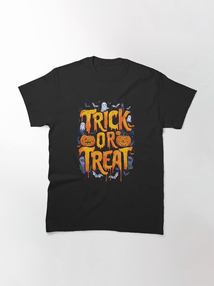 Trick Or Treat Classic T Shirt Clean Design 29