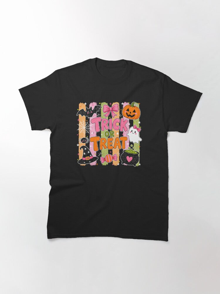 Trick Or Treat Classic T Shirt Clean Design 9