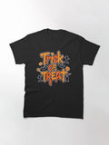 Trick Or Treat Scary Halloween Party Costume Classic T Shirt Clean Design