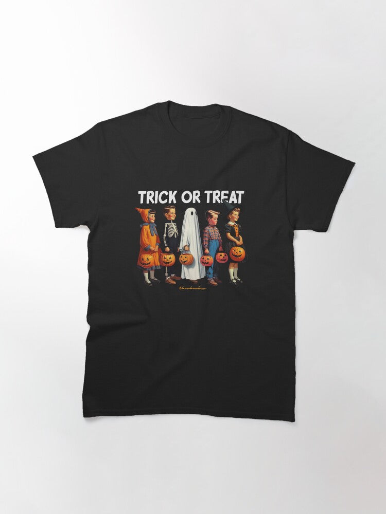 Trick Or Treat Classic T Shirt Clean Design