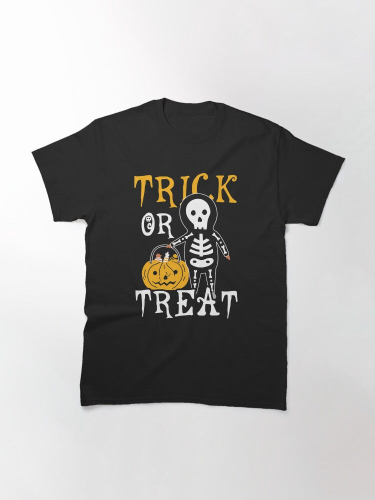 Trick Or Treat Classic T Shirt Clean Design 18