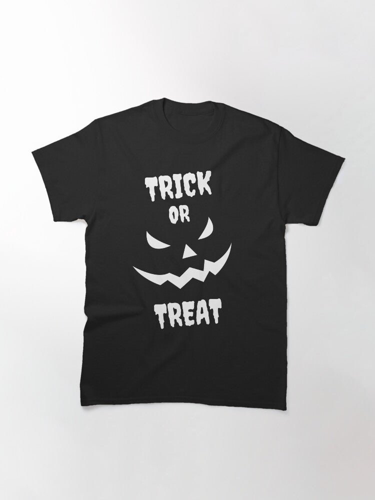 Halloween T Shirt Trick Or Treat Classic Clean Design