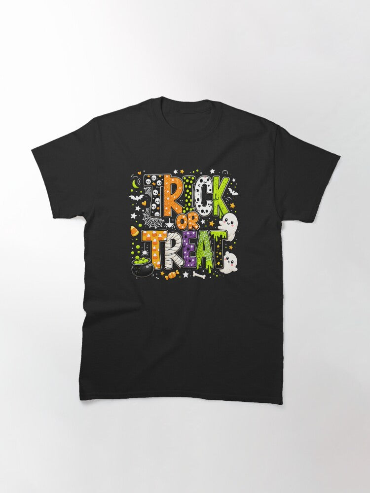 Trick Or Treat Classic T Shirt Everyday Wear 21
