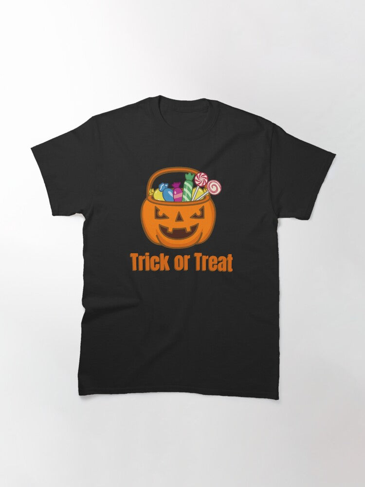 Trick Or Treat Classic T Shirt Everyday Wear 11