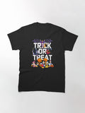Trick Or Treat Happy Halloween Classic T Shirt Everyday Wear