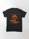 Halloween Trick Or Treat Classic T Shirt Premium Print 7