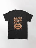 Spooky Season Pumpkin Fall Halloween Design Classic T Shirt