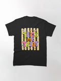 Stripes Trick Or Treat Funny Halloween 31 October Spooky Season Classic T Shirt Gift Ready