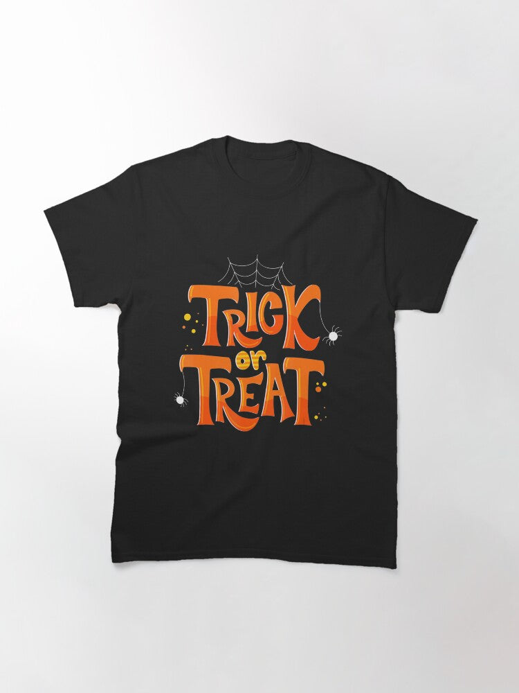 Trick Or Treat Happy Halloween Classic T Shirt Everyday Wear 2