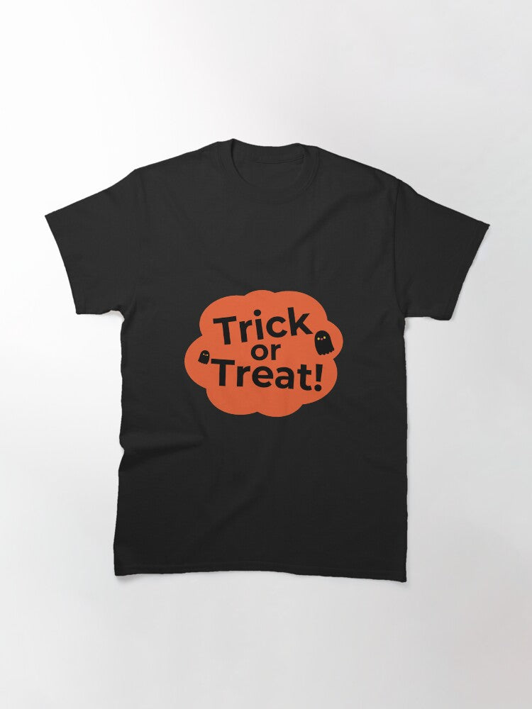 Trick Or Treat Classic T Shirt Clean Design 17