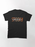 Spooky Season Halloween Spooky Vibes Autumn Fall Classic T Shirt