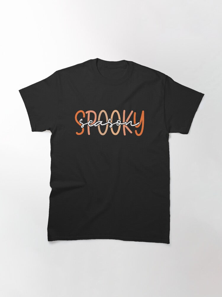 Spooky Season Halloween Spooky Vibes Autumn Fall Classic T Shirt