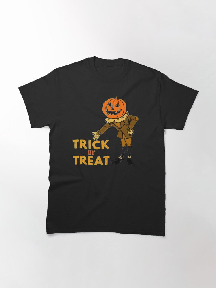 Trick Or Treat Classic T Shirt Everyday Wear 32