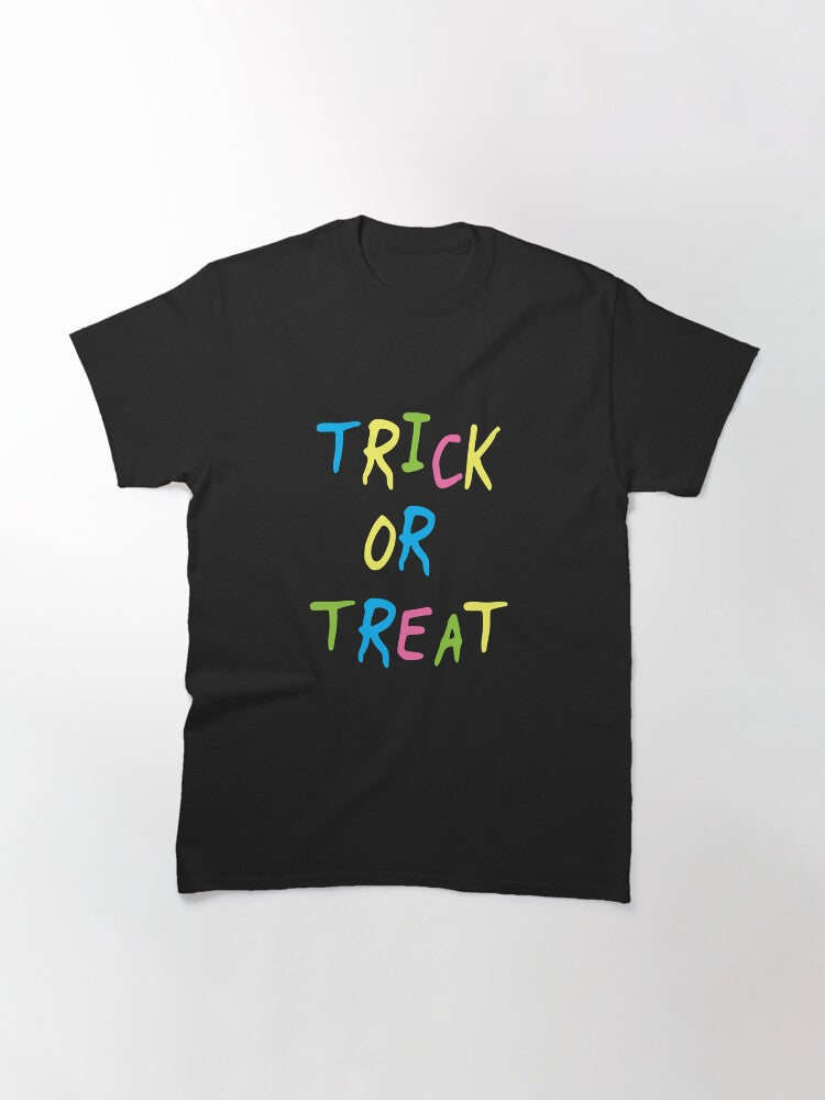 Trick Or Treat Happy Halloween Spooky Classic T Shirt Everyday Wear