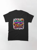 Trick Or Treat Funny Graphic Cute Halloween Artwork For Shirts Classic T Shirt Minimal Style
