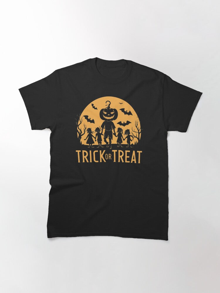 Trick Or Treat Scary Halloween Classic T Shirt Everyday Wear