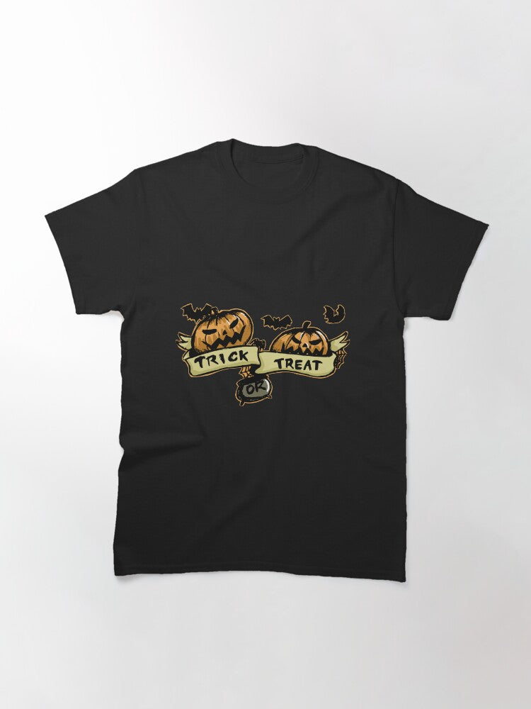 Trick Or Treat Classic T Shirt Everyday Wear 5