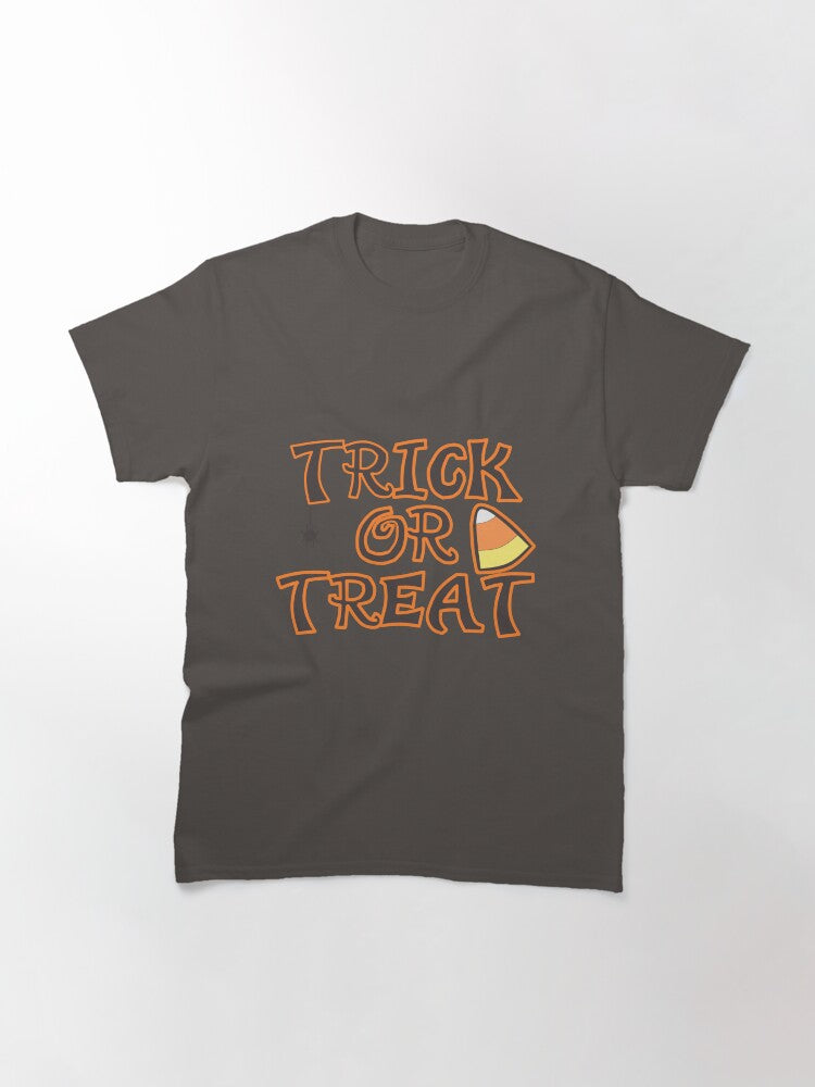 Trick Or Treat Classic T Shirt Minimal Style 16