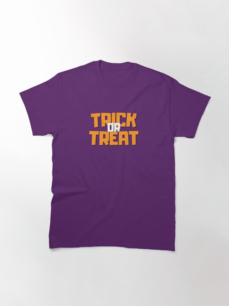 Trick Or Treat Classic T Shirt Premium Print 26