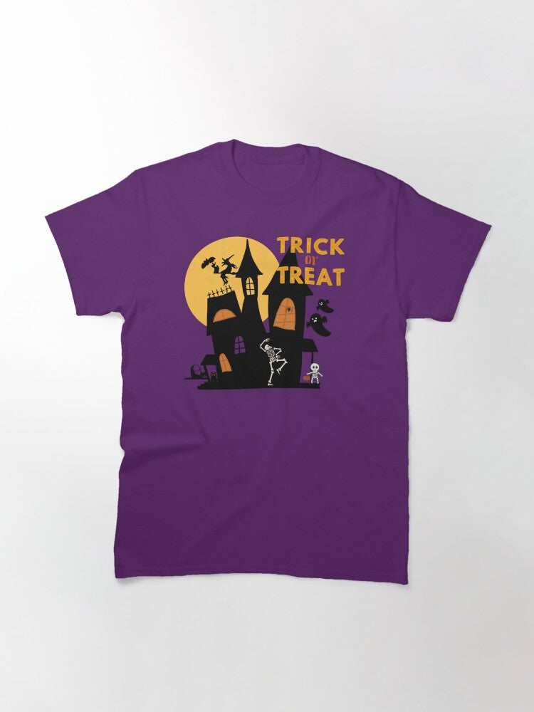Trick Or Treats Halloween Classic T Shirt Clean Design