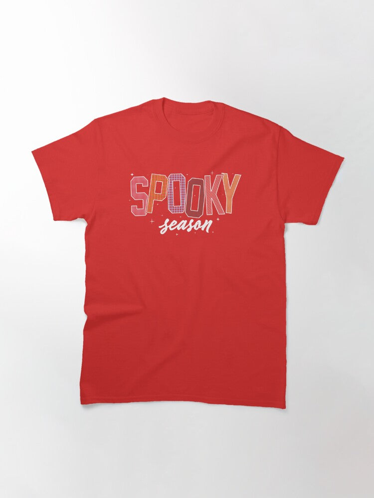 Spooky Season Halloween Design Creepy Cute Typography Art Classic T Shirt