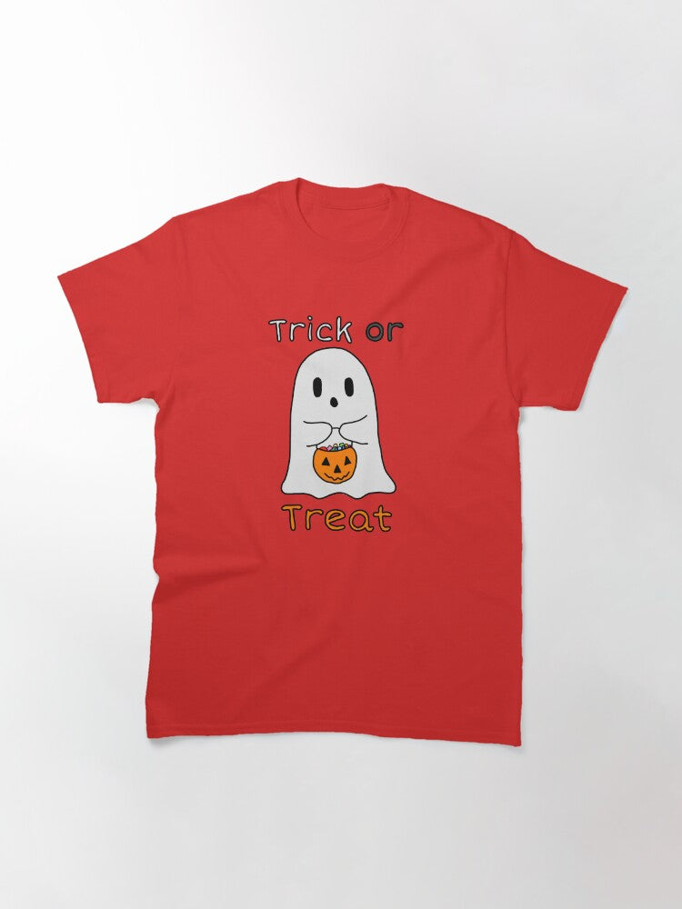 Trick Or Treat Classic T Shirt Everyday Wear 15