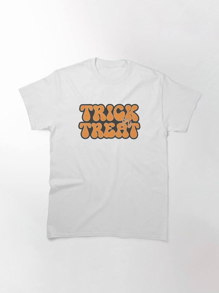 Trick Or Treat Classic T Shirt Clean Design 33