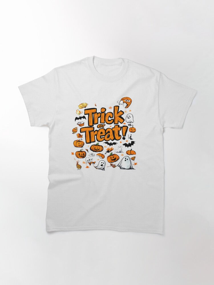 Trick Or Treat Halloween Classic T Shirt Premium Print