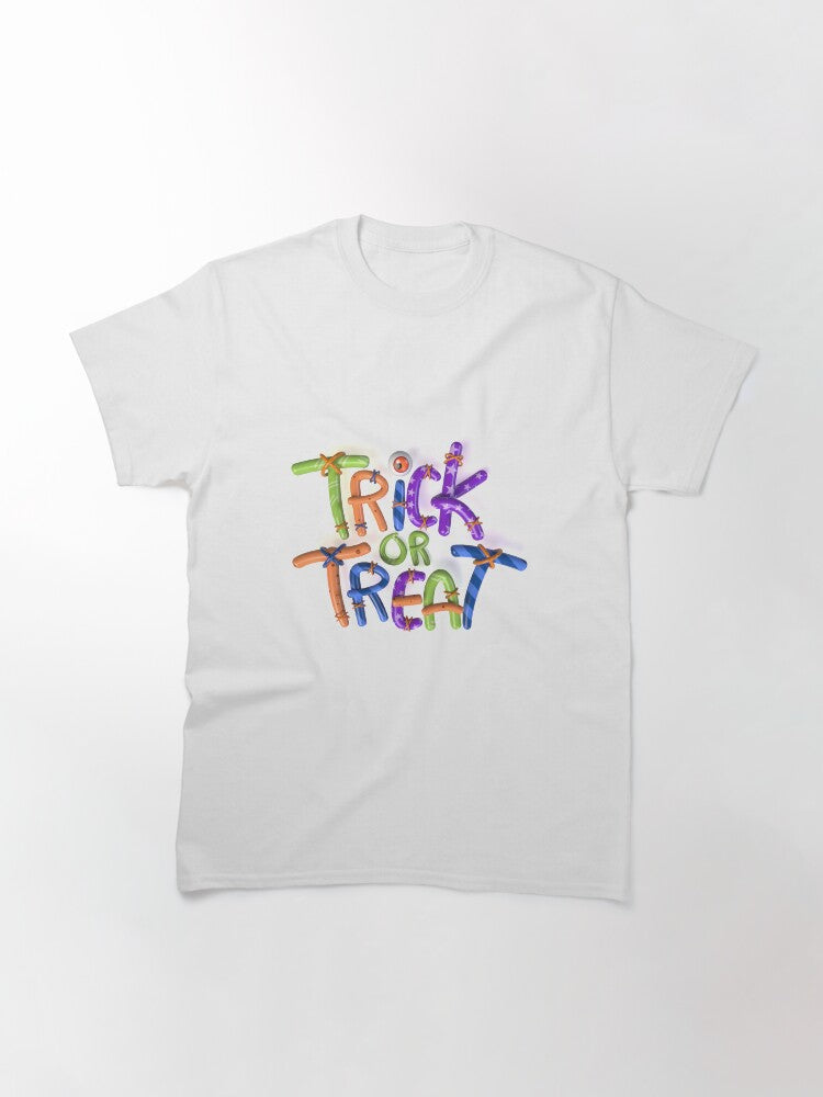Trick Or Treat Happy Halloween Classic T Shirt Clean Design