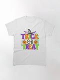Vintage Halloween Funny Pumpkin Classic T Shirt Premium Print
