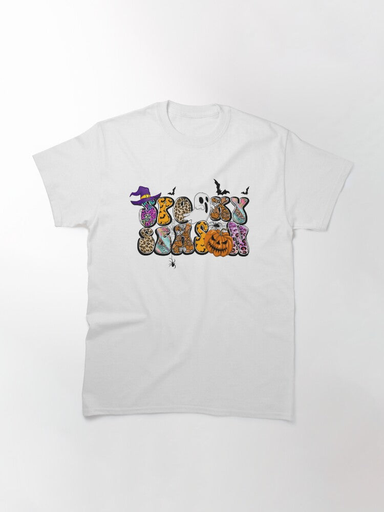 Spooky Season Shirt Halloween Shirt Halloween Sweatshirt Retro Halloween T Shirt Vintage Ghost Halloween Shirt Spooky