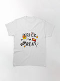 Trick Or Treat Halloween Classic T Shirt Minimal Style 5